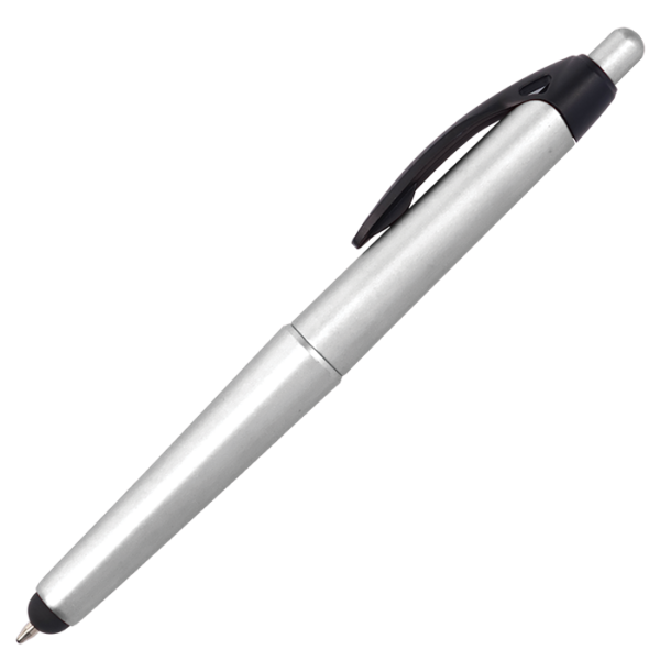Tip Through Stylus Ballpoint Pen