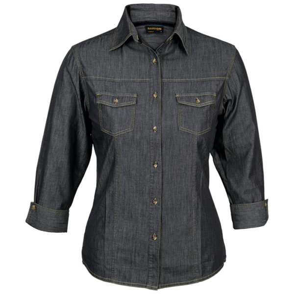 Denver Denim Blouse Ladies - Image 4