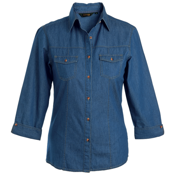 Denver Denim Blouse Ladies - Image 5