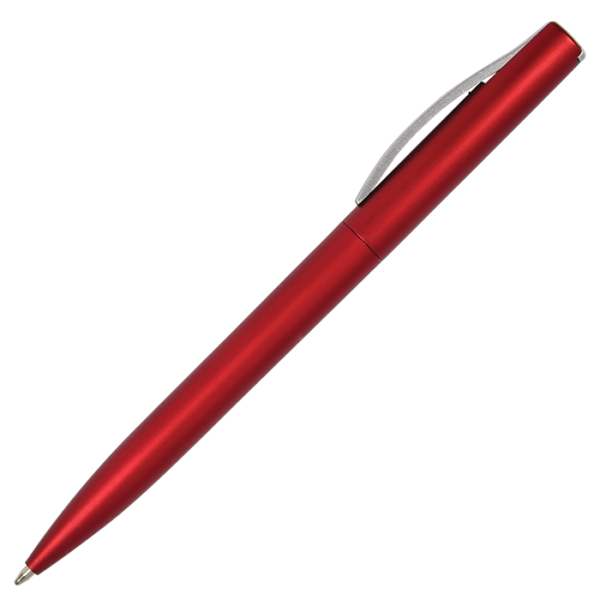 Silver Clip Metallic Ballpoint Pen - Image 3