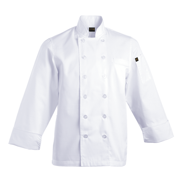 Savona Long Sleeve Chef Jacket Mens - Image 7