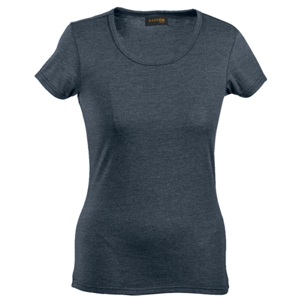 Melange Crew Neck T-Shirt Ladies - Image 6