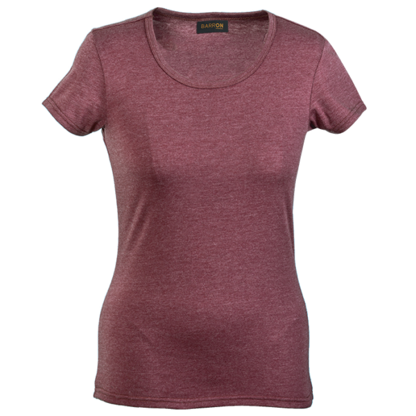 Melange Crew Neck T-Shirt Ladies - Image 7