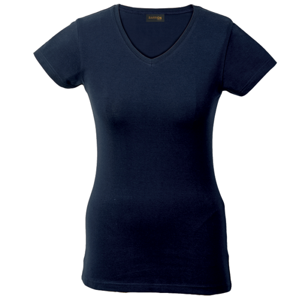 170g Slim Fit V-Neck T-Shirt Ladies - Image 9