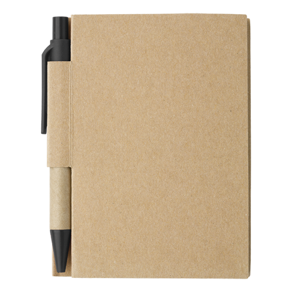 Mini Recycled Notebook and Pen - Image 7