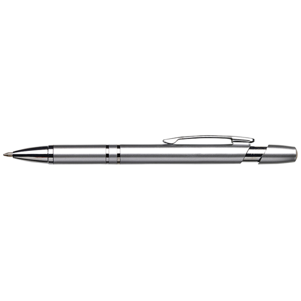 Dual Ring Metallic Ballpoint Pen - Image 6