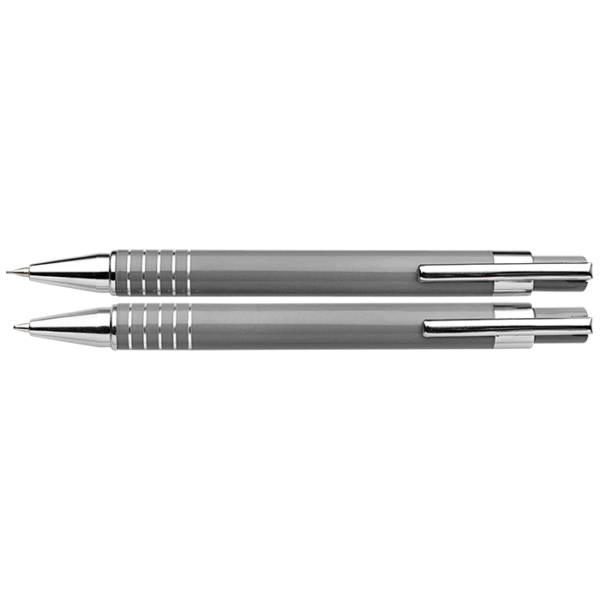 Lacquered Barrel Matching Ballpoint Pen and Clutch Pencil Set - Image 5