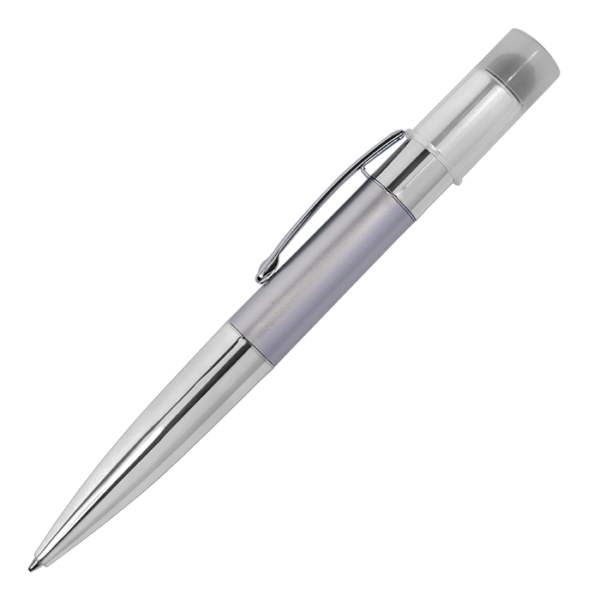 Twist Action Ballpoint Pen with Stylus and LED Lights - Image 5