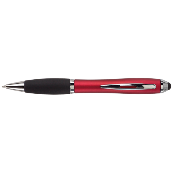 Ballpoint with Rubber Grip and Stylus - Image 9