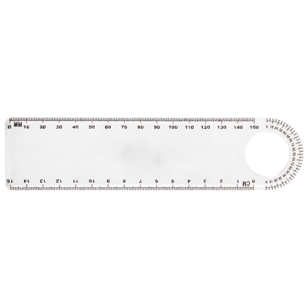 15cm Ruler with Protractor - Image 3