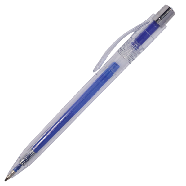 Translucent Ballpoint Pen with Coloured Refill - Image 4