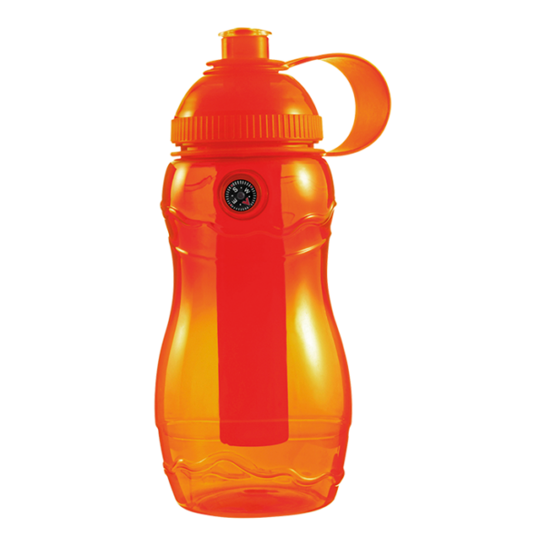 400ml Water Bottle with Freezer Stick and Compass