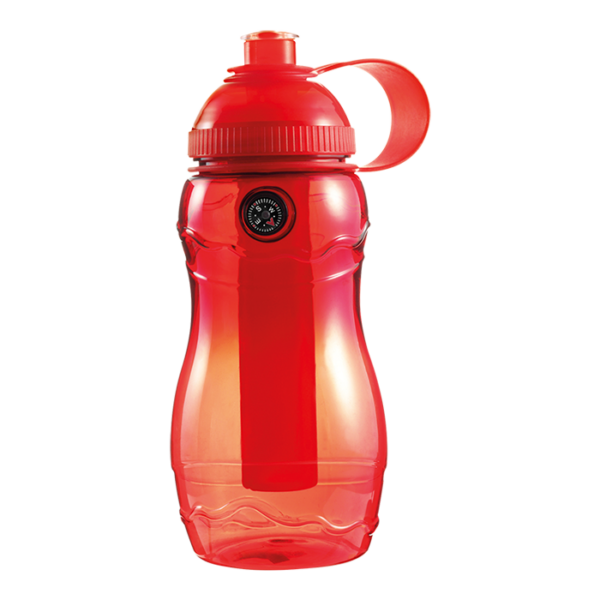 400ml Water Bottle with Freezer Stick and Compass - Image 3