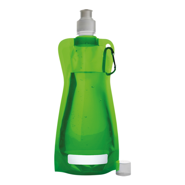 420ml Foldable Water Bottle with Carabiner Clip - Image 10