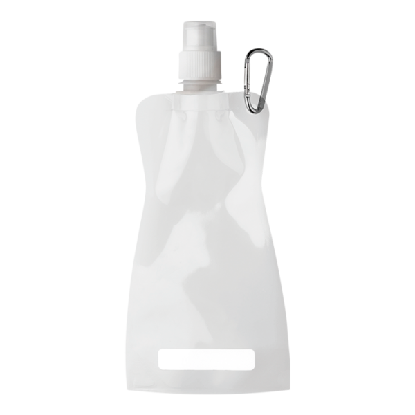 420ml Foldable Water Bottle with Carabiner Clip - Image 8