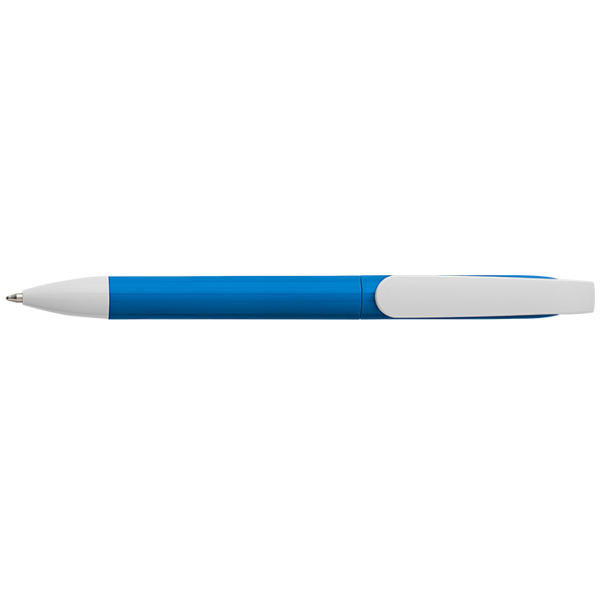 Twist Action Ballpoint Pen With Coloured Barrel - Image 4