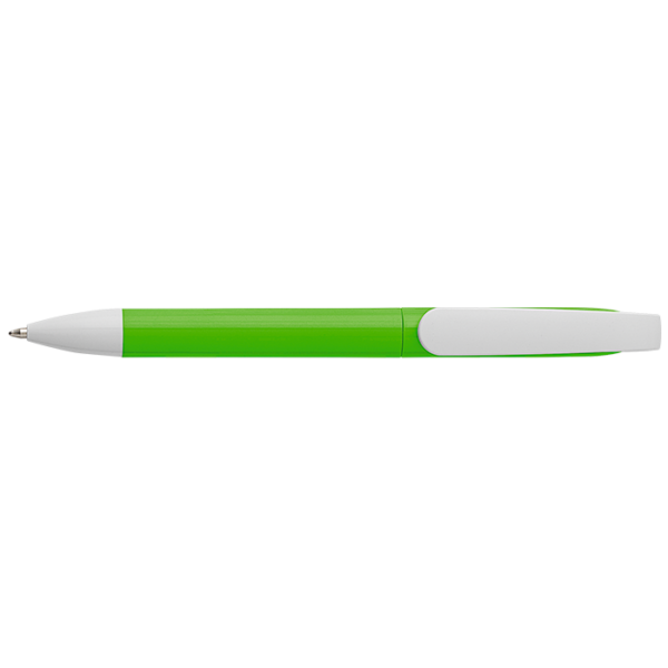 Twist Action Ballpoint Pen With Coloured Barrel