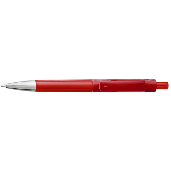 Ballpoint Pen With Transparent Coloured Barrel - Image 8