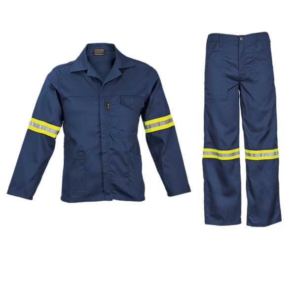 Barron Supreme Poly Cotton Conti Suit with Reflective (CS-SR) - Image 5