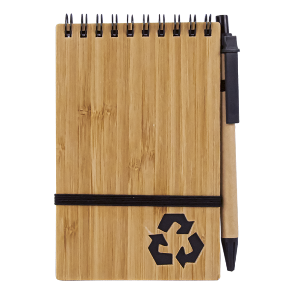 Bamboo Notebook With Pen - Image 9