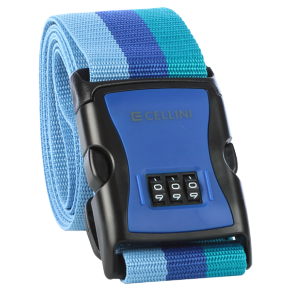 Cellini Combination Lock Luggage Straps - Image 3