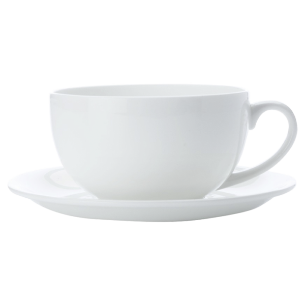 Cashmere Cappuccino Cup and Saucer 350ml - Image 3