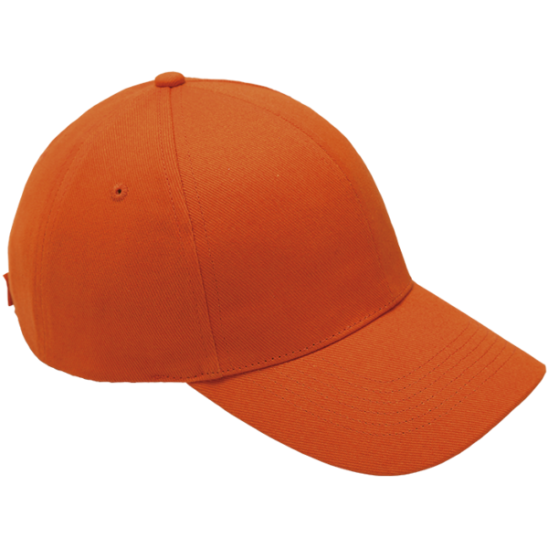 6 Panel Brushed Cotton Cap - Image 3