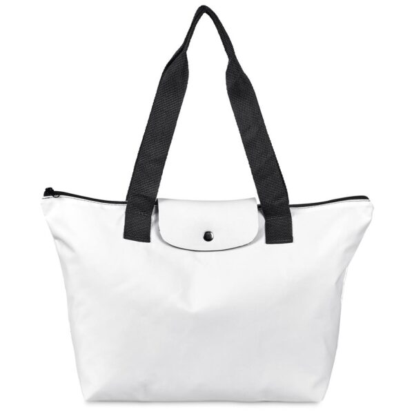 Hoppla Rosebank Polyester Roll-Up Tote Bag - Image 3