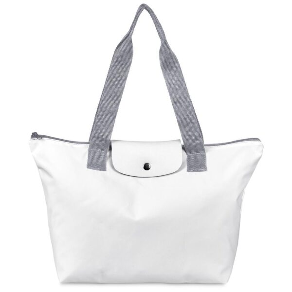Pre-Production Sample Hoppla Rosebank Polyester Roll-Up Tote Bag - Image 4