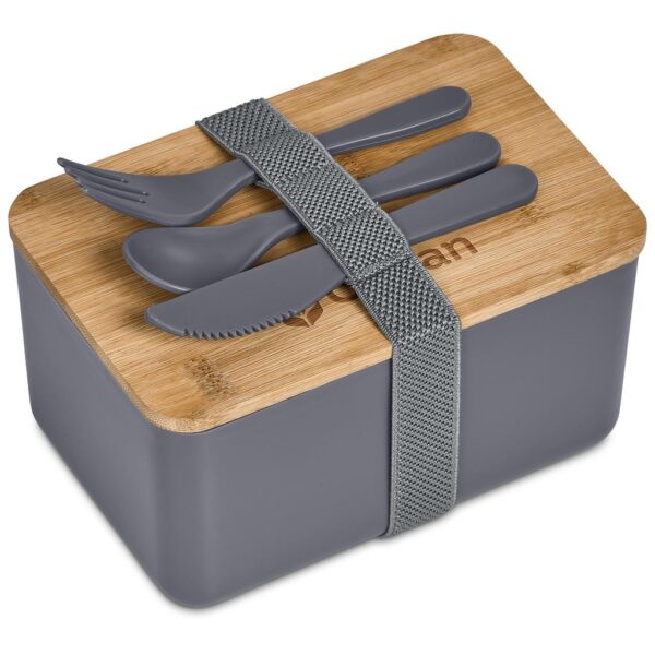 Okiyo Pasuta Recycled Plastic & Bamboo Lunch Box - Image 3