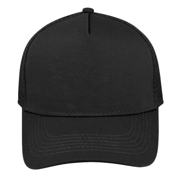 C10500BLK - Jersey Trucker - Black/Black