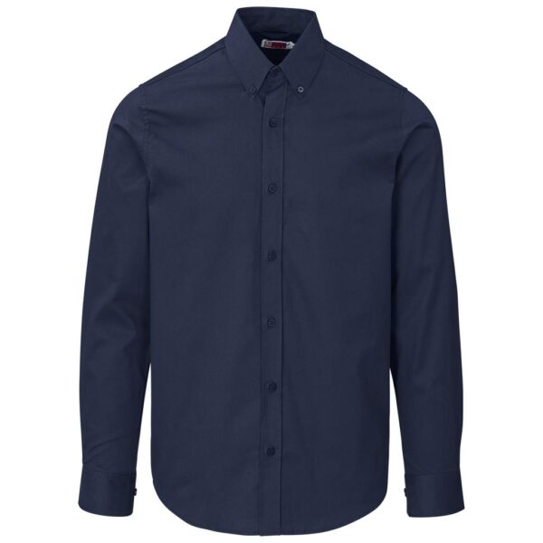 Mens Long Sleeve Cotton Twill Moderna  Shirt - Image 3