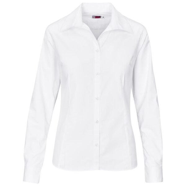 Ladies Long Sleeve Cotton Twill Moderna Shirt - Image 4