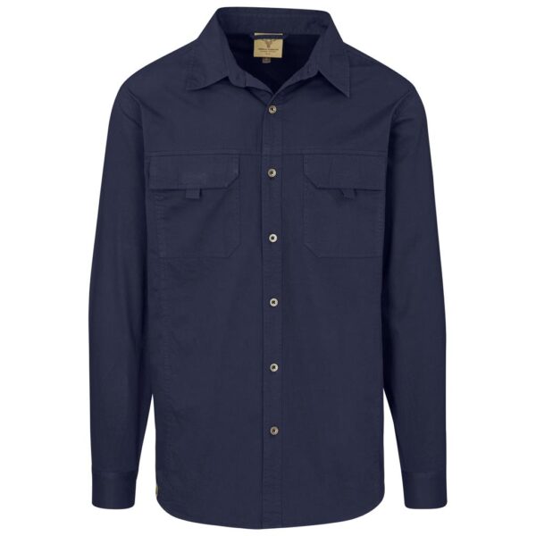 Mens Long Sleeve Mawenzi Twill Shirt - Image 3
