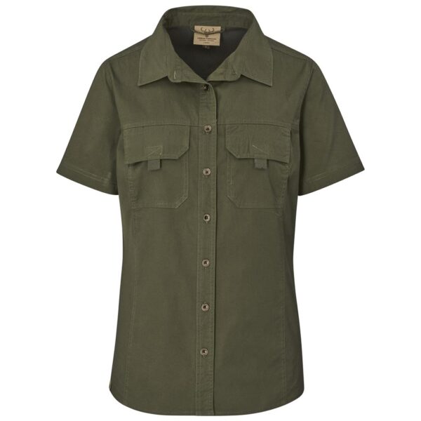 Ladies Short Sleeve Mawenzi Twill Shirt - Image 4