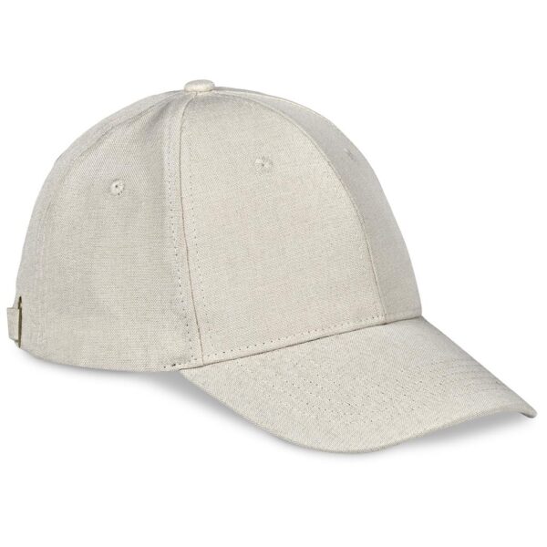 Austin Linen Cap - 6 Panel - Image 5