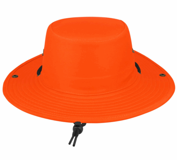S6048LUMOORAN-S - Safari Wide Brim - Lumo Orange / Small
