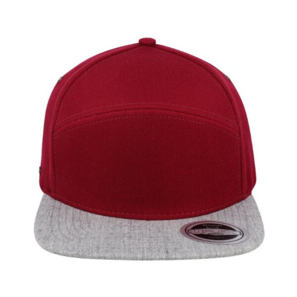 U15607GREYMEL - Uflex Fashion 6P Snapback - Grey Melange