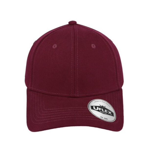 U15603SGRY-L/X - Uflex Prostyle 6 Panel Fitted - Grey / Large/Xtra Larg