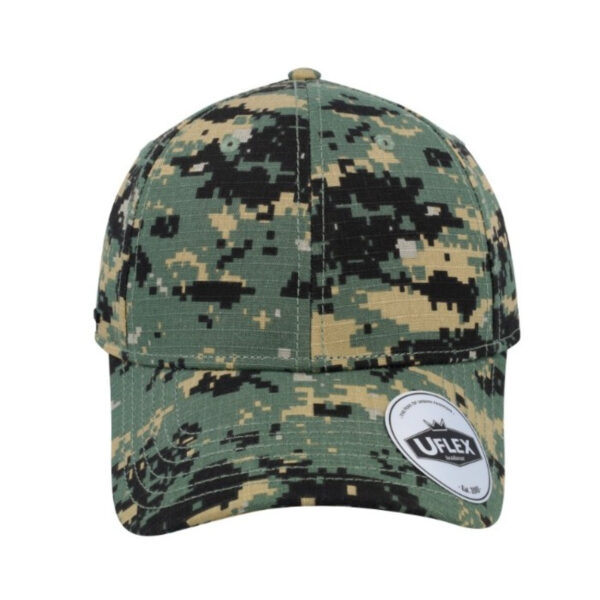 U22600OCKHAKI - 6 Panel Outdoor Cap - Khaki