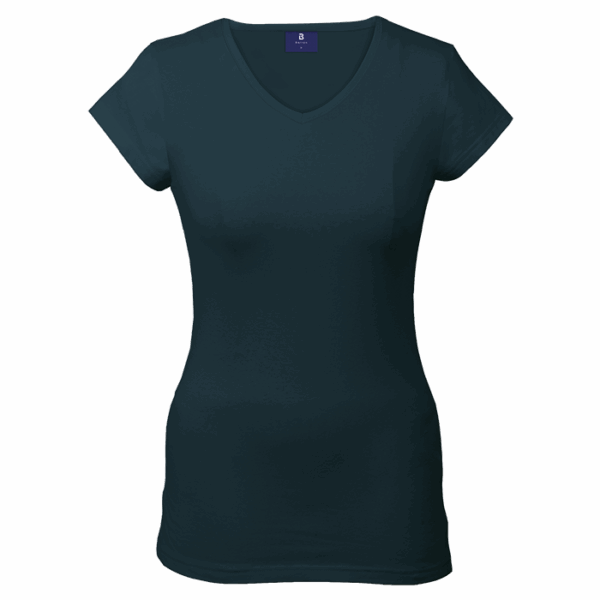 170g Essential V-Neck Slim Fit Ladies - Image 5