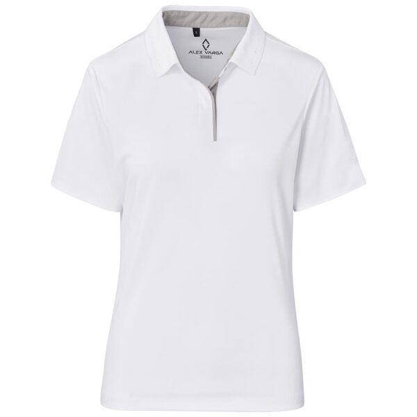 Ladies Alex Varga Zenith Golf Shirt - Image 5