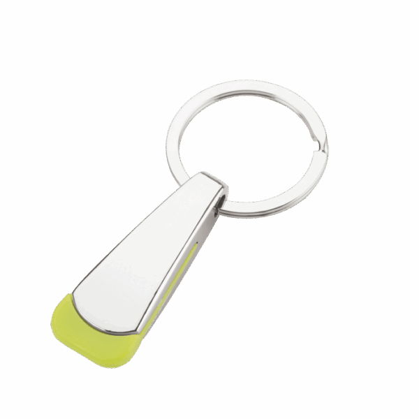 Tear Shaped Chrome Keychain - Image 3