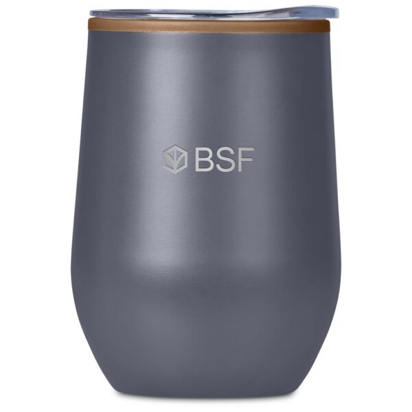 Serendipio Ovolo Stainless Steel & Plastic Double-Wall Tumbler – 350ml - Image 4