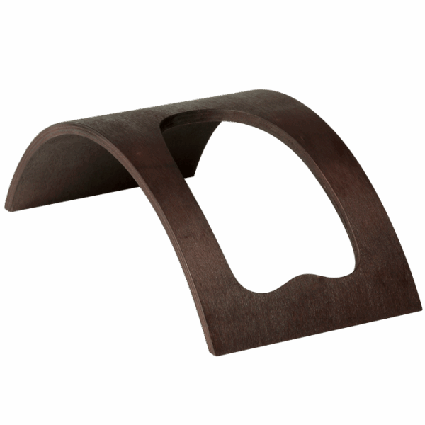 BH0075 - Curved Wooden Wine Bottle Holder