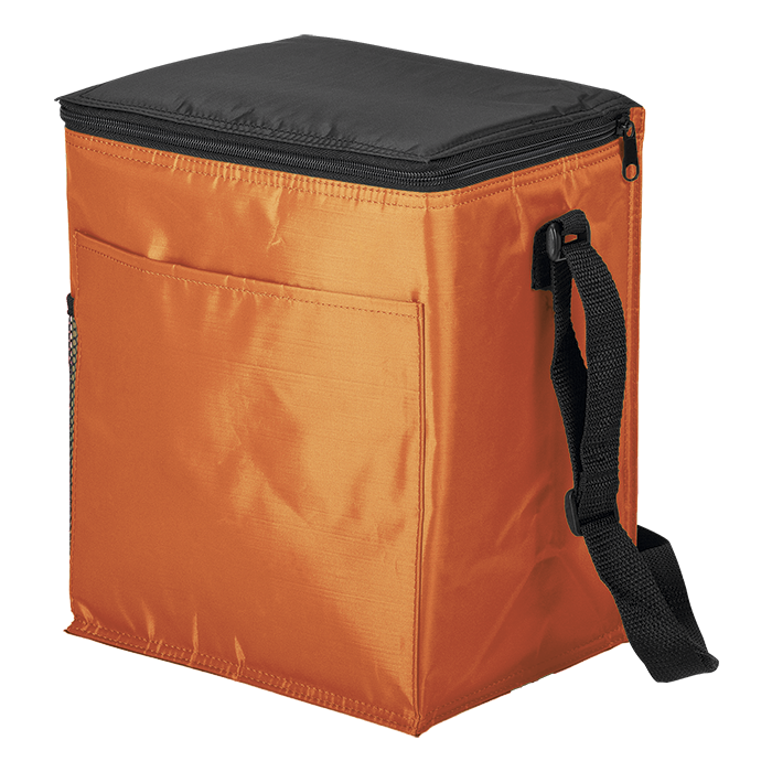 12 Can Cooler with 2 Exterior Pockets 70D PEVA Lining - Image 6