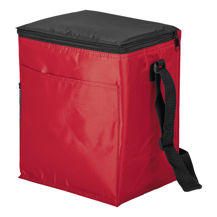12 Can Cooler with 2 Exterior Pockets 70D PEVA Lining - Image 7