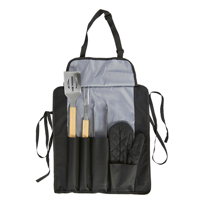 Apron With Bbq Set - Image 4