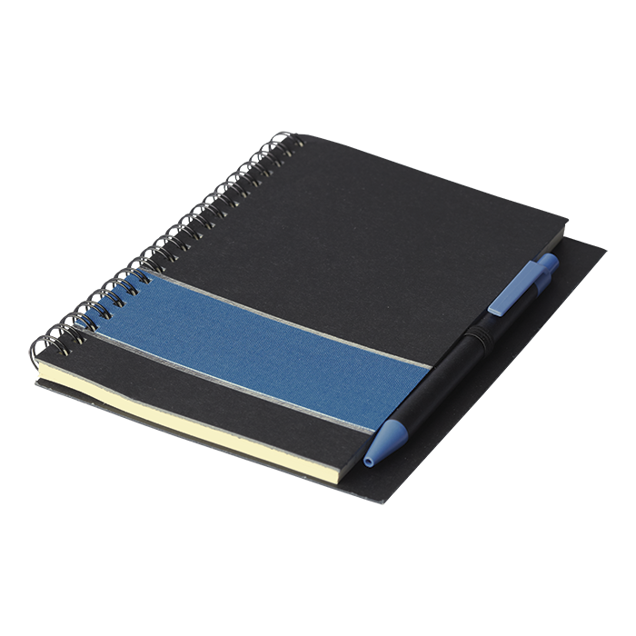 Coloured Stripe Notebook with Pen - Image 10