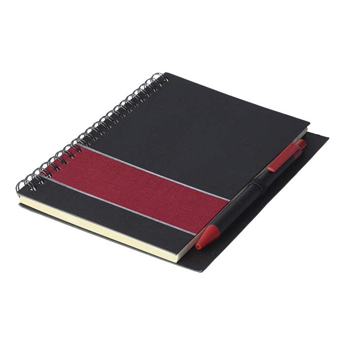 Coloured Stripe Notebook with Pen - Image 9